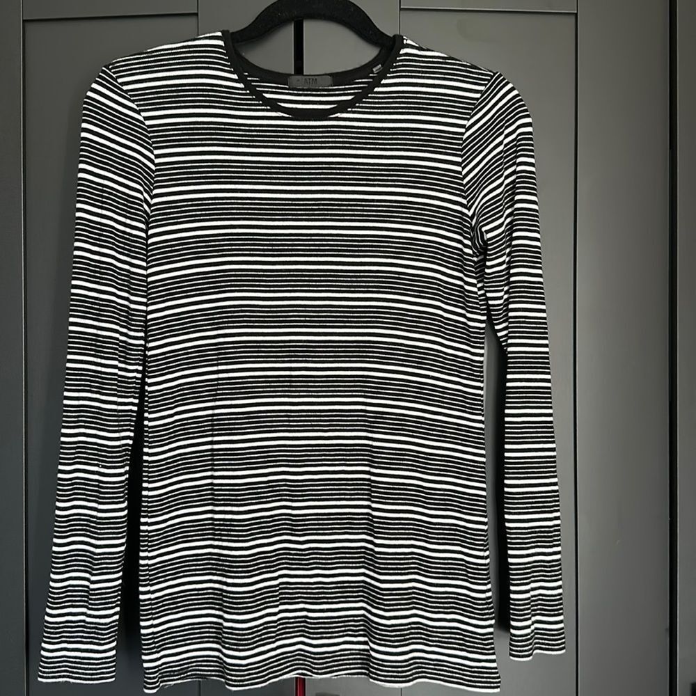 ATM striped longsleeve top
